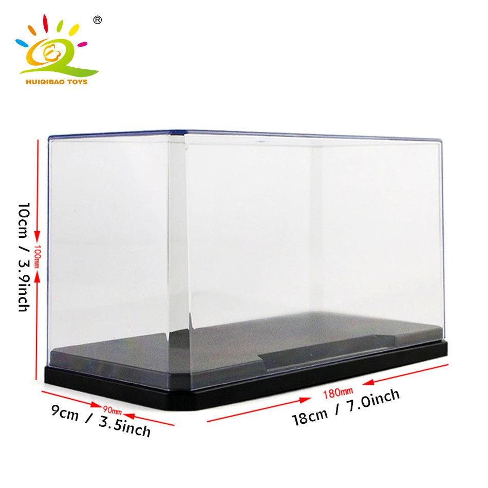 HUIQIBAO Dustproof Display Case – Model Collection Showcase for Building Blocks and Bricks Toy