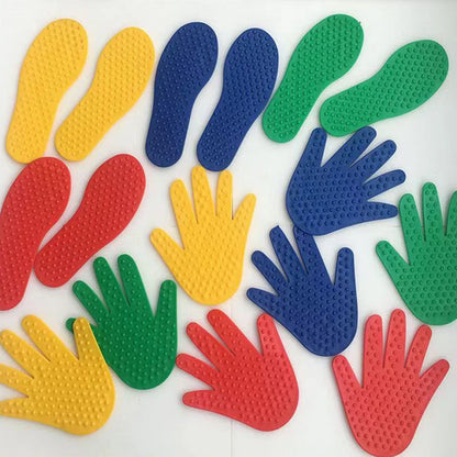 4-Pack Hand & Feet Coordination Game for Kids — Sensory Integration Crawling & Jump Activity Toy