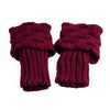 Elegant Women's Winter Boot Cuffs - Soft Knitted Acrylic Leg Warmers | Cozy Stretchable Ankle Socks | 1 Pair