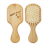 Cute Cat Hair Brush – Natural Wooden Anti-Static Detangle Brush, Scalp Massage Comb, Air Cushion Styling Tool for Girls
