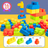 Soft Rubber Large Particle Blocks – Puzzle Assembly Toy for 1-Year-Old Boys and Girls, Brain Development Toy