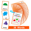 Montessori English Words Learning Flashcards – Early Educational Cards for Kids and Classroom Use