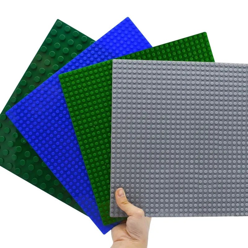 Classic Baseplates 32x32, 16x32, and 16x16 Dots – DIY Plastic Building Blocks Construction Toys