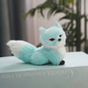 Mini Squatting Plush Fox (13 x 9 cm / 5.12 x 3.54 in) - Realistic Stuffed Animal Toy & Home Decor
