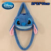 Disney Plush Backpack – Blue Stitch Large Capacity Cartoon School Bag for Kids