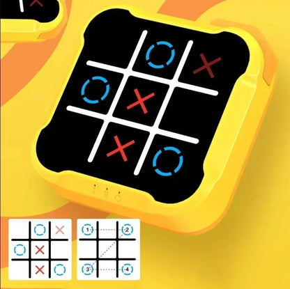 Electronic Tic Tac Toe Game - Noughts and Crosses, Memory Training Toy, Portable Travel Game for Kids & Adults