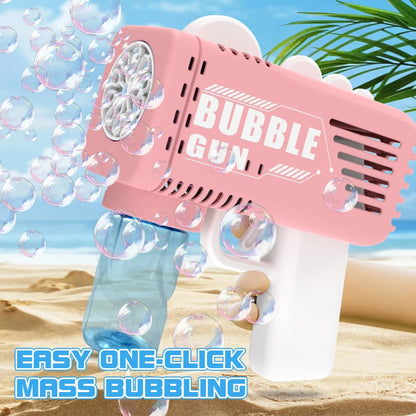 Dinosaur Bubble Gun for Kids – Automatic, Battery-Free Bubble Blower, Parent-Child Interactive Toy (Ages 3-6)