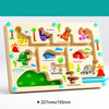 Montessori Magnetic Maze Color Sorting Game – Kids Fine Motor Training Toy with Pen-Controlled Moving Beads, Sensory and Educational Play
