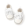 KIDSUN Newborn Multi-Coloured Canvas Baby Shoes – Soft Soled Casual First Toddler Shoes for Boys & Girls