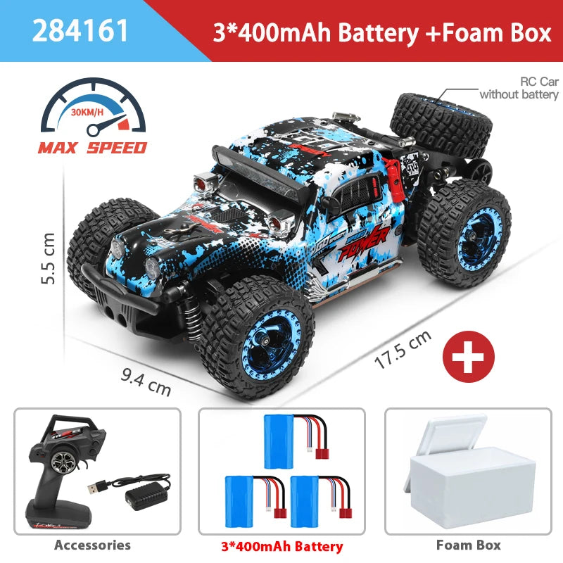 WLtoys 1:28 Mini RC Car with 30km/h Speed and 4WD Remote Control Drift