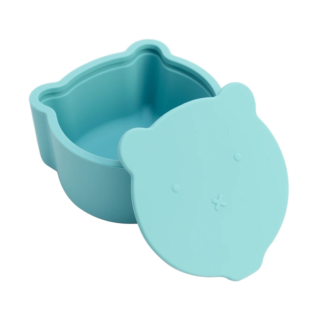 1PCS Baby Cartoon Silicone Feeding Snack Cup - Portable Food Storage Box for Toddlers, BPA-Free Snack Container, Children’s Tableware, Eco-Friendly