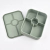 Food Grade Silicone 5-Grid Lunch Box & Bento Box – Microwave & Freezer Safe, Leakproof Lunch & Snack Storage with Lid for School, Work, and Travel