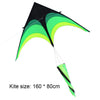 1.6m Big Wind Kite with 10m Tail – 160x80cm Flight Kite with Wheel Line, Tear-Resistant 210T Cloth for Kids and Adults