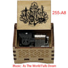 As The World Falls Down Fantasy 18-Note Wooden Music Box New Year Christmas Birthday Gift