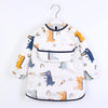 Waterproof Long-Sleeve Baby Smock – Art Apron & Feeding Bib with Pocket for Toddlers & Infants (Boys & Girls) - Kidzy Market
