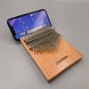 Jooleer 17 and 21-Key Kalimba with App Thumb Piano Portable for Adults and Kids Okoume Mbira with Tuning Hammer and Finger Covers