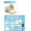 DIY Wooden STEM Kit for Teens - Buildable Dinosaur & Car Model Educational Science Puzzle (Ages 14+)