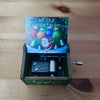 Merry Christmas Series Wooden Antique Carved Hand Cranked Music Box Classic Theme Birthday Party Gift and Family Decor