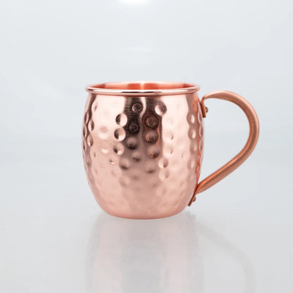 100% Solid Copper Moscow Mule Mug – 350 ml (12 fl oz) Pure Copper Beer & Cocktail Cup