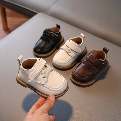Baby Boy Shoes – Spring Autumn Toddler Oxfords, Soft PU Leather First Walkers for Newborns, Party & Wedding Shoes