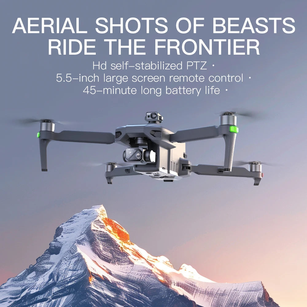 4K Camera RC Drone – ZLL SG909 with 3-Axis Gimbal, WIFI, Obstacle Avoidance, and Touch Screen