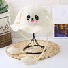 Kids Straw Sun Hat with Pop-Up Bunny Ears — Wide Brim 6.5 cm (2.6 in), 54 cm (21.3 in) Head — UPF 50+ Unisex Beach & Summer Hat, TikTok-Trending