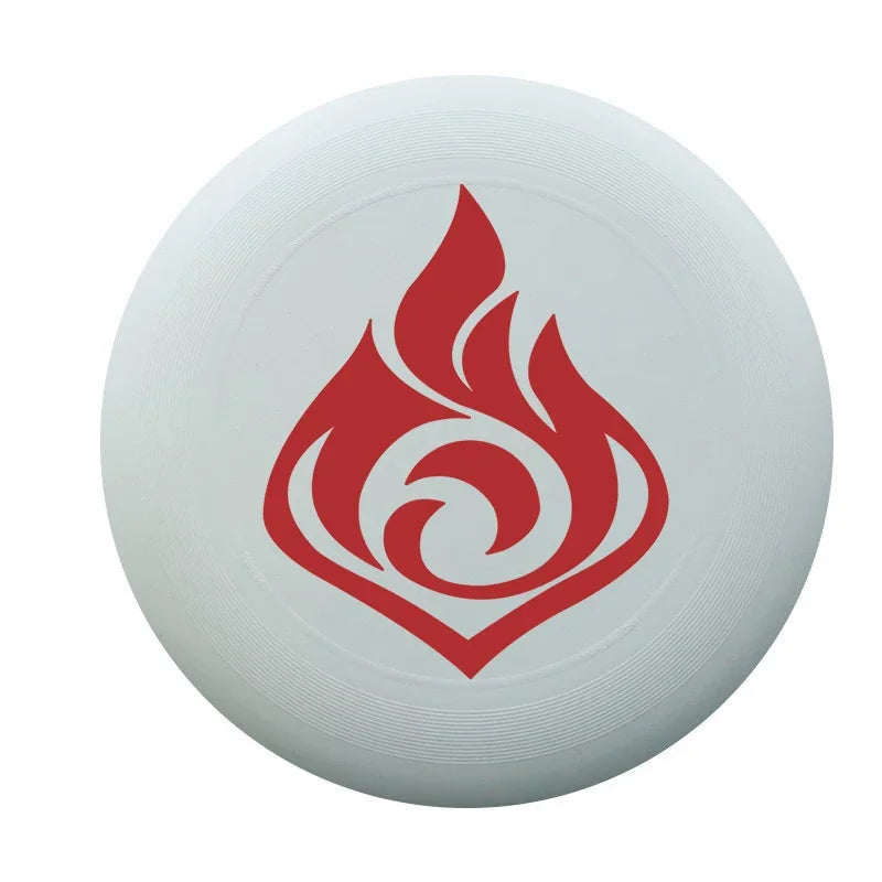 Flying Disc Frisbee Flying Saucer — 20 cm (7.9 in) & 27.5 cm (10.8 in) Portable Outdoor Throwing Toy for Kids & Adults