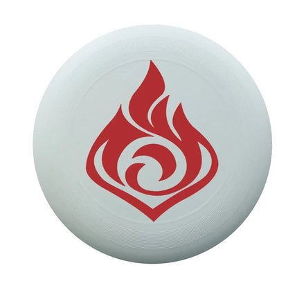 Flying Disc Frisbee Flying Saucer — 20 cm (7.9 in) & 27.5 cm (10.8 in) Portable Outdoor Throwing Toy for Kids & Adults