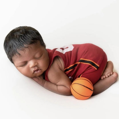 Newborn Photography Props Clothing Set, Baby Boy and Girl Costume for Photoshoot, Size 0 Romper and Accessories