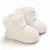 2022 Baby Autumn Winter Boots, Baby Girl Boys Winter Warm Shoes, Solid Fashion Toddler Fuzzy Balls First Walkers Kid Shoes 0-18M