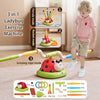 Ladybug Sport Game Toy – Multifunction Rope Skipping Machine & Jump Rocket Launcher, Outdoor Educational Toy