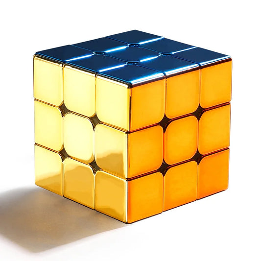 [Picube] SengSo Metal 3x3 Magnetic Golden Cubo Magic Cube Puzzle, Speed Cube M3 3x3x3, Magico Cubo, Кубик Рубика To