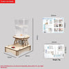 STEM Wooden Rotator Puzzle Kit - DIY Science Experiment Project for Kids Ages 6-12
