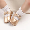 Princess Baby Girl First Walker Shoes – Soft-Soled Non-Slip Newborn to 18 Months, Leather Upper