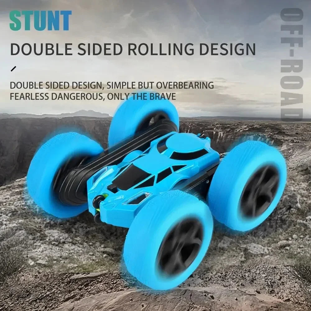 RC Stunt Car with Double-Sided Flip and 360° Rotation 2.4G Remote Control
