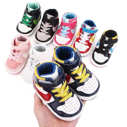 Baby Sneaker Classic Sneakers Newborn Print Sports Baby Boys Girls First Walkers Shoes Infant Toddler Anti-Slip