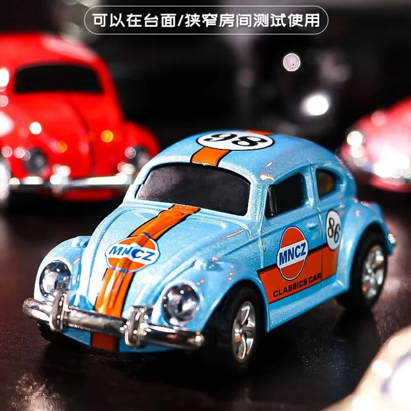Wireless Mini Beetle Alloy RC Car with Mobile Phone Control