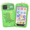 4-Inch Kids Smart Phone Toy with 48MP Dual Lens, Cartoon Design, MP3 Player, Early Educational Mobile for Children