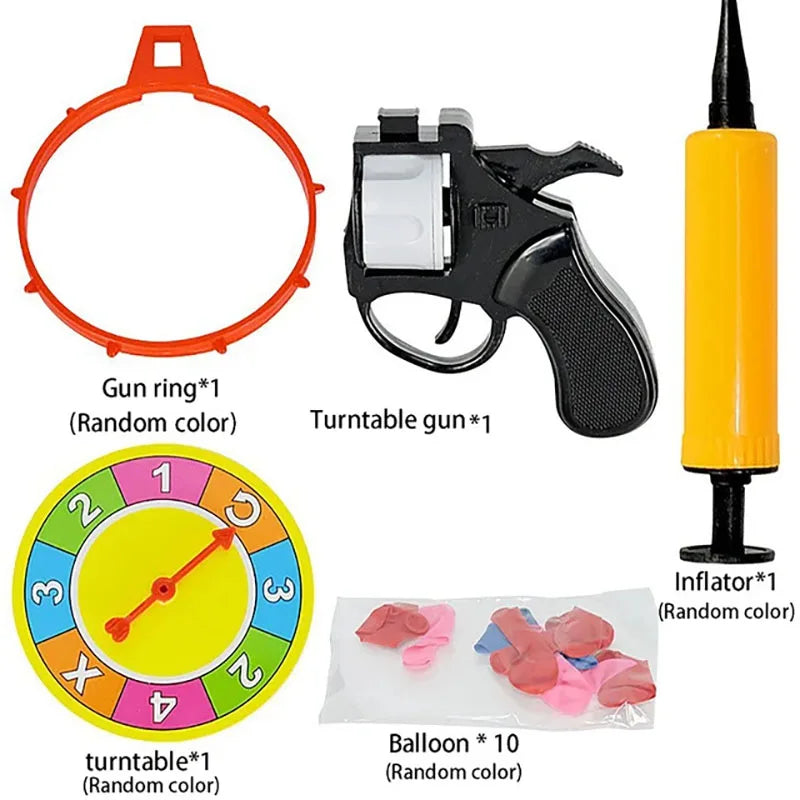 Russian Roulette Balloon Game (Turntable Prank Toy, 10 in)