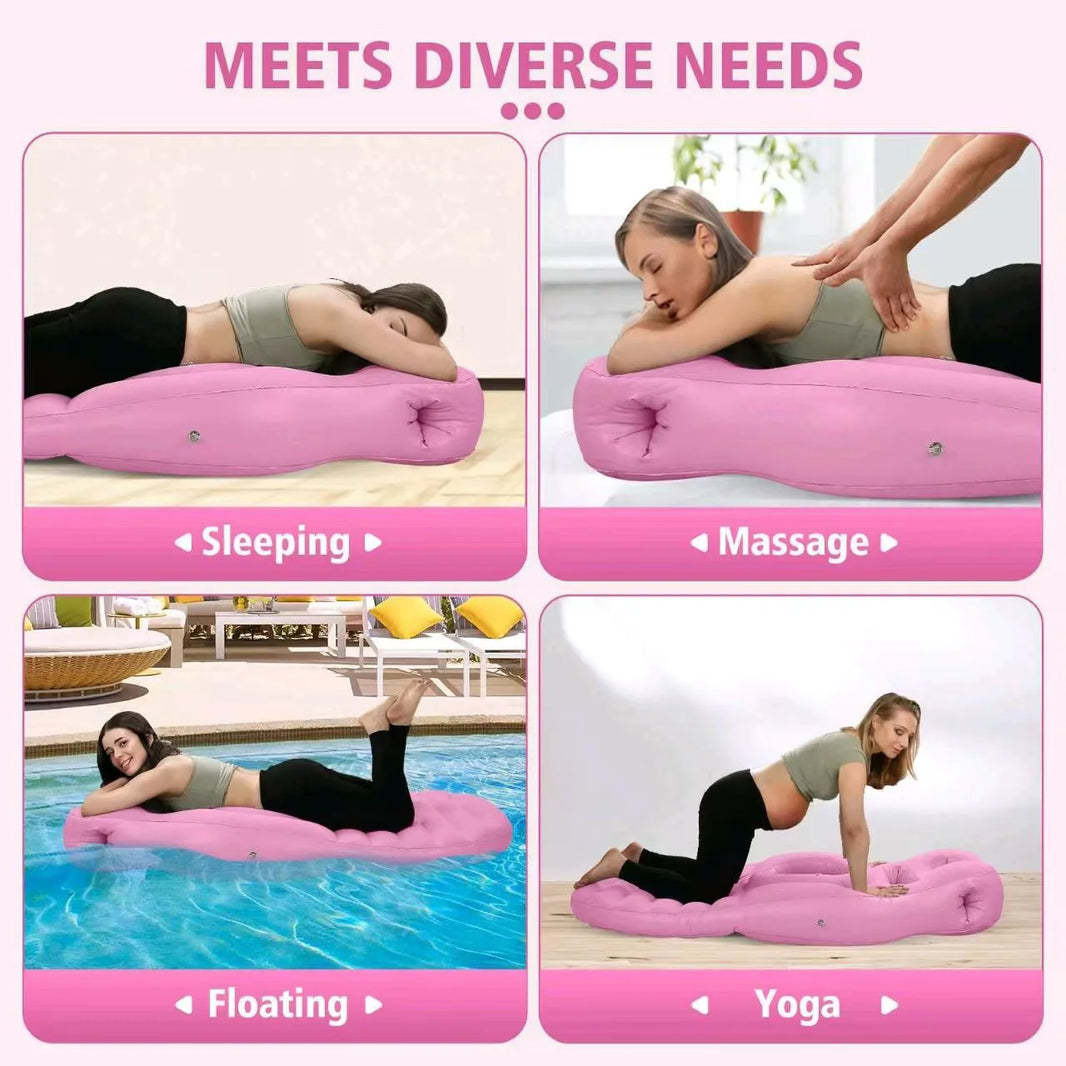 Pregnancy Maternity Body Bed PVC Thickened Resting Cushion Mattress Pillow Sleeping Mat