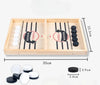 Wooden Multi-Game Tabletop Set – Catapult Chess, Foosball & Table Hockey – Family Interactive Board Game for Kids & Adults, Ages 4+