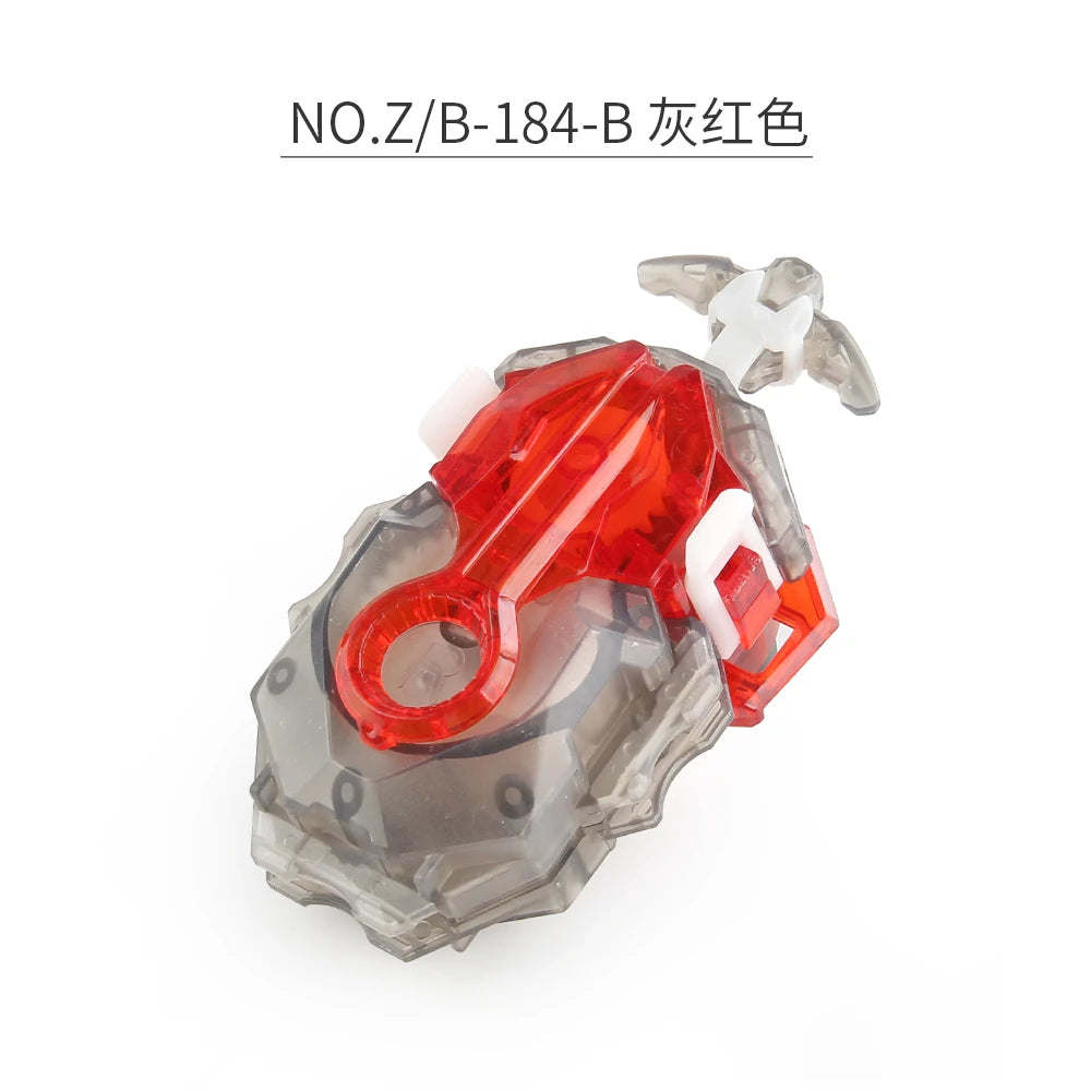 Z B-184 8-Color Metal Tube Custom LR Spinning Tops Launcher – Toy Set for Kids