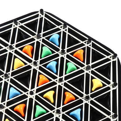 Rubber Band Geometry Chain Chess Logical Thinking Parent-Child Interaction Triangle Chess Desktop Game