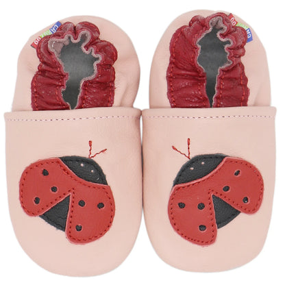Soft Leather Baby Shoes – First Walkers for Boys & Girls, Skid-Proof Infant Slippers (0-6M to 7-8Y)