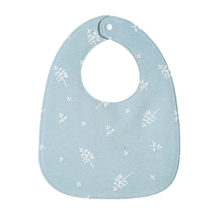 INSULAR 3-Layer Baby Bibs & Burp Cloth Set – Soft Cotton Adjustable U-Shape Feeding Bib for Newborns & Infants, Saliva Towel & Rice Bag - Kidzy Market
