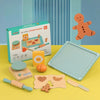 Wooden Pretend Play Tea Set for Kids - Play Kitchen Teapot & Cake Toy, Preschool Birthday Gift