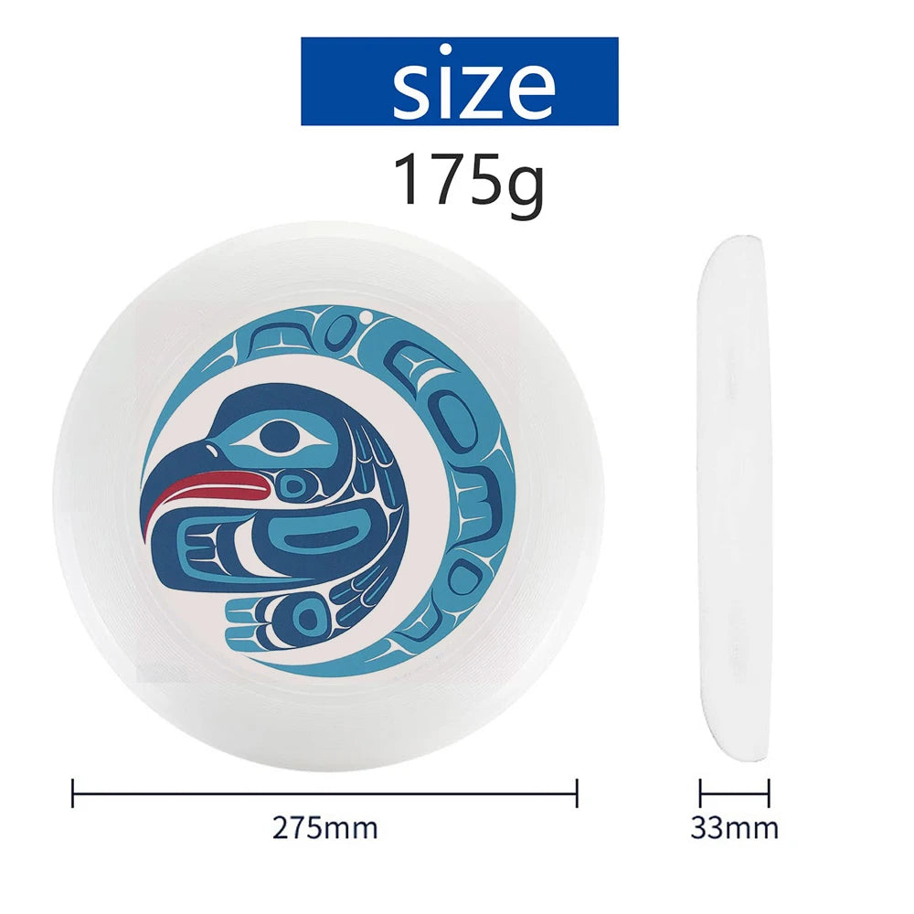 Flying Disc Frisbee - 8.0 in & 10.8 in (200 mm & 275 mm) Portable Outdoor Throwing Discs for Kids & Adults - Competition & Leisure