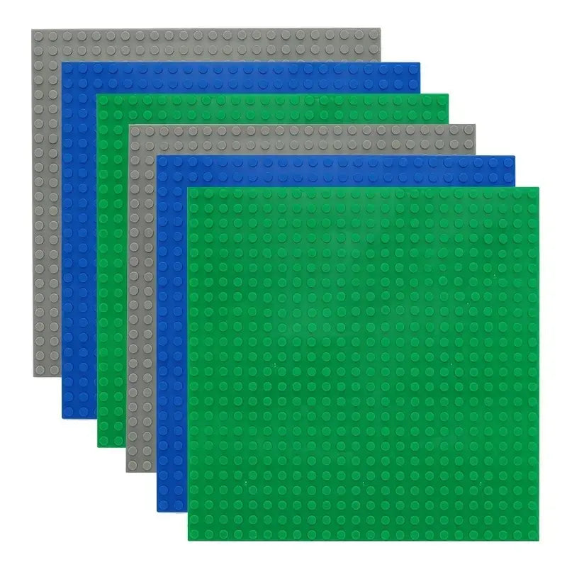 Classic Baseplates 32x32, 16x32, and 16x16 Dots – DIY Plastic Building Blocks Construction Toys