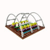 Farm MOC Building Blocks Playset – Animal Parts Pasture Bricks Kit with Chicken Coop, Pig House and Birdhouse Compatible with Standard Stud Bricks