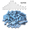122PCS DIY Building Blocks Set – 12 Size Thick Figures, Creative Educational Plastic Bricks, Compatible with 3001 for Children